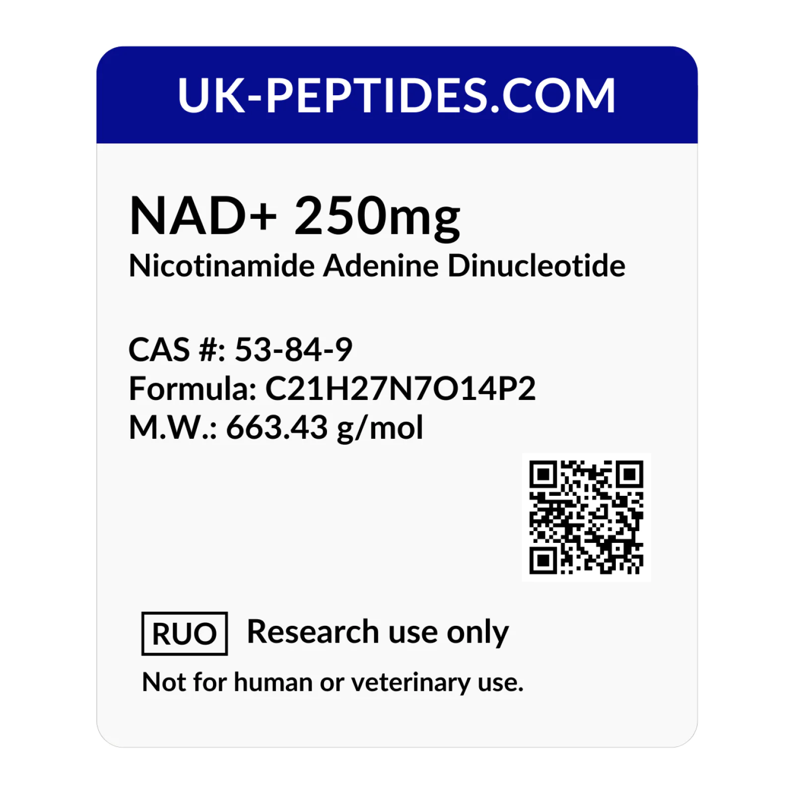 NAD + 250mg